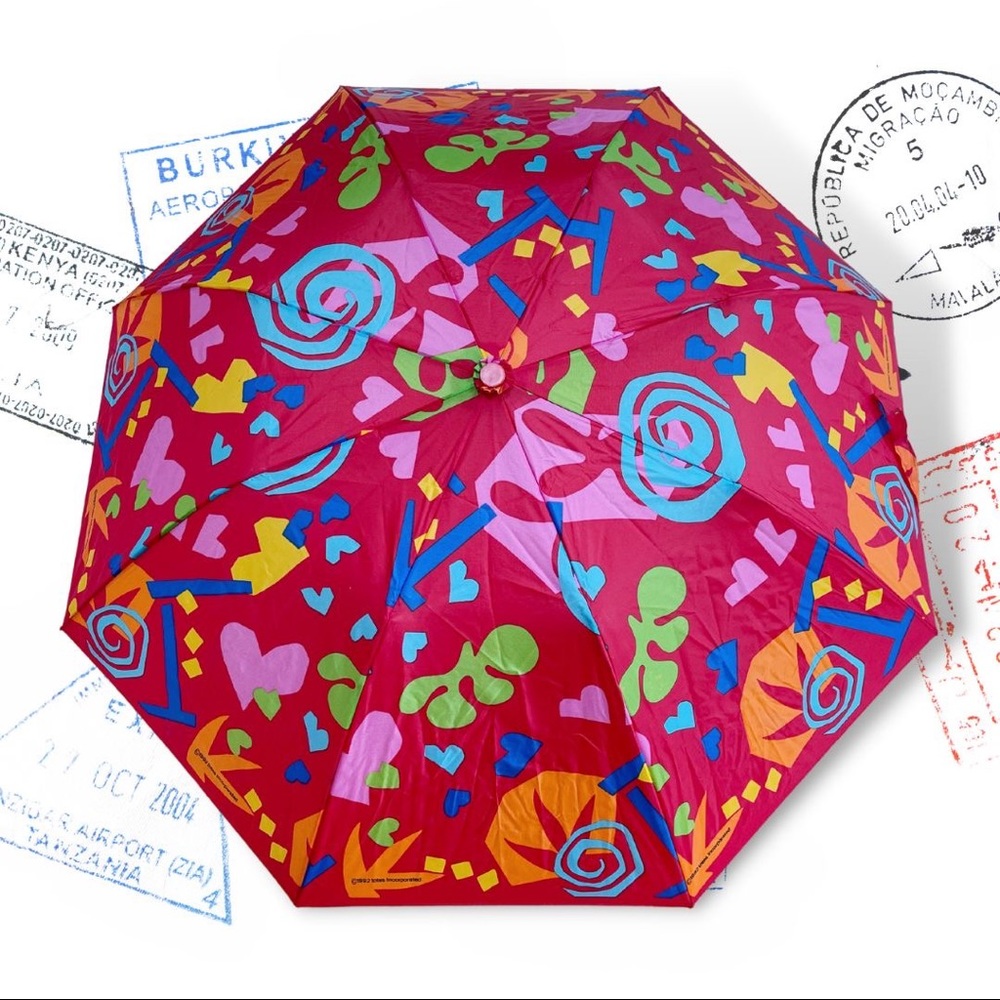 ⛱ Totes Incorporated 1990s Compact Telescoping Umbrella